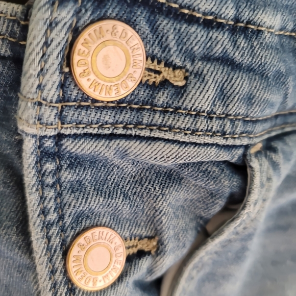 H&M Girls Bib Overall Jeans Size 7 - Picture 7 of 13